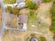 Aerial view of a cozy home with a well-maintained lawn and a boat parked on the side at 2745 Bonnybrook Cir, Rock Hill, SC 29732