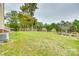 Expansive backyard with lush green lawn and a wooded perimeter, perfect for outdoor activities at 2745 Bonnybrook Cir, Rock Hill, SC 29732