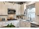Well-lit kitchen features granite countertops, stainless steel appliances, and charming decor above cabinets at 2745 Bonnybrook Cir, Rock Hill, SC 29732