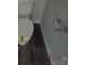 Efficient toilet and space-saving toilet paper holder in bathroom at 2792 5Th Ne Ave, Hickory, NC 28601