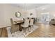 Elegant dining room with a decorative chandelier and a spacious layout at 3465 Caldwell Ridge Pkwy, Charlotte, NC 28213