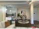 This open-concept layout showcases a dining area adjacent to the kitchen, perfect for modern living at 404 N Laurel Ave # 28, Charlotte, NC 28204