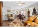 Comfortable living space with a dining table and kitchen view, with an inviting, warm interior at 505 2Nd Street Ne Pl # G-3, Conover, NC 28613