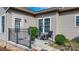 Cozy patio area with seating, umbrella, and plants creating an inviting outdoor space at 505 2Nd Street Ne Pl # G-3, Conover, NC 28613