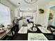 Eat-in kitchen featuring a cozy dining area and updated appliances at 7204 Cranswick Pl, Charlotte, NC 28227