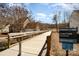 Scenic view of Long Creek Greenway with access ramp, perfect for walking, biking, and enjoying nature at 7435 Trotter Rd, Charlotte, NC 28216