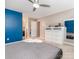 Bright main bedroom with ample storage space adjacent to a doorway that leads into the bathroom at 7435 Trotter Rd, Charlotte, NC 28216