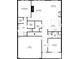 Layout displays spacious Gathering room with fireplace, generous sized primary bedroom, walk-in closets, and garage at 8055 Hereford St, Charlotte, NC 28213