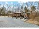 Outside carport with gravel surface at 10000 Blossom Dr, Concord, NC 28025