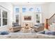 Comfortable living room with plush seating, large windows, and natural light at 10000 Blossom Dr, Concord, NC 28025