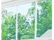 Exterior view of a window, showcasing the lush greenery of trees outside at 1014 Hostler Ln, York, SC 29745