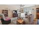 Comfortable living room with a ceiling fan and neutral decor at 1021 Joselynn Dr, Gastonia, NC 28054
