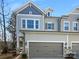Charming two-story home with attached garage and neutral paint colors at 11005 Cobb Creek Ct, Charlotte, NC 28277