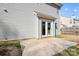 View of the home's patio and back door at 11132 White Stag Dr, Charlotte, NC 28269
