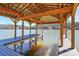Covered boat dock providing convenient lake access and boat storage at 126 Anchor Ln, Troutman, NC 28166