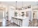 Spacious kitchen featuring a large island with seating and open layout, great for entertaining at 12889 Hill Pine Rd, Midland, NC 28107