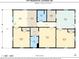 Detailed floor plan showcasing the layout of the home's main floor at 1411 Roseland Dr, Lincolnton, NC 28092