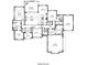 Detailed main level floor plan showcasing the layout with the primary suite, kitchen, and garage at 211 Sugar Maple Ln, Weddington, NC 28104
