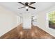 Bright living room flows into a modern kitchen with updated appliances and hardwood floors at 216 Blackwelder St, Kannapolis, NC 28081