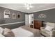 Bedroom with a dresser, chair, bed and doorway to laundry room at 4919 Rehobeth Rd, Waxhaw, NC 28173