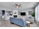 Inviting living room with fireplace, plush seating, open layout, and ample natural light at 6738 Rothchild Dr, Charlotte, NC 28270