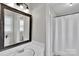 This bathroom features a granite countertop, modern faucet, and a mirror that adds elegance to the space at 905 Blalock Dr, Kings Mountain, NC 28086