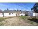 Backyard showing house, yard, and shed at 9100 Clancy Pl, Charlotte, NC 28227