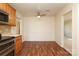 Inviting dining area features hardwood floors and neutral wall color, perfect for gatherings at 9100 Clancy Pl, Charlotte, NC 28227