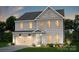 Charming two-story home featuring a symmetrical facade, neutral siding, and an attached two-car garage at 9512 Coast Laurel Nw Ave # 42, Concord, NC 28027