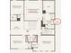 Upstairs floor plan showcasing owner's suite, bedrooms, loft, laundry, and bathrooms at 9512 Coast Laurel Nw Ave # 42, Concord, NC 28027