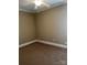 Neutral bedroom featuring carpet, base trim, ceiling fan, and electrical outlets at 1229 Mcgill Pond Ln, Rock Hill, SC 29732