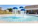 Community splash pad featuring multiple water features at 128 Asmodean Ln, Troutman, NC 28166