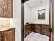 Walk-in pantry with custom wood cabinetry and countertops at 13124 Lemmond Dr, Matthews, NC 28105