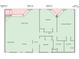 Detailed floor plan layout illustrating room dimensions and property features at 224 N Poplar St # 9, Charlotte, NC 28202