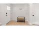 Bright entryway featuring a bench, hardwood floors, and a welcoming atmosphere at 3009 Rockingham Sw Ct, Concord, NC 28025