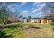 Lawn featuring horizontal siding on the house and a detached outbuilding at 520 Rogers St, Albemarle, NC 28001