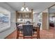 Bright dining room featuring a table, chairs, and view into the kitchen at 524 Damascus Church Rd, Statesville, NC 28625