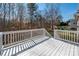 White deck with view of trees at 8025 Penman Springs Dr, Waxhaw, NC 28173