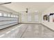 Spacious two car garage with epoxy floor and ample storage at 982 Old Trace Nw Rd, Concord, NC 28027