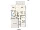 Floor plan showing layout of home at 9932 Manor Vista Trl, Kannapolis, NC 28027