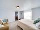 This bedroom offers a cozy space with an adjoining bathroom at 137 Beaverbrook Rd, Statesville, NC 28677