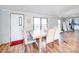 Inviting dining area with natural light, cozy seating, and kitchen access at 137 Beaverbrook Rd, Statesville, NC 28677
