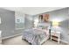Cozy bedroom featuring a comfortable bed and llama themed decor, perfect for a restful night's sleep at 143 Commerce Blvd, Lancaster, SC 29720