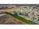 Aerial view showcases the property's expansive neighborhood at 1841 Ellick Dr, Newton, NC 28658