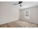 Bright bedroom featuring neutral walls, carpet flooring, and a ceiling fan at 1841 Ellick Dr, Newton, NC 28658