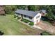 Well-maintained home with a manicured lawn and an attached two-car garage at 3808 22Nd Street Ne Ct, Hickory, NC 28601