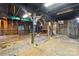 Unfinished basement with exposed wood beams and rustic charm at 4928 Tuckaseegee Rd, Charlotte, NC 28208