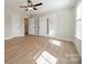 Bedroom with plenty of closet space and access to the en suite bathroom at 574 Reid St, Belmont, NC 28012
