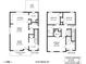 Detailed floor plan showing the layout of this house with dimensions for the living spaces, bedrooms, and kitchen at 574 Reid St, Belmont, NC 28012