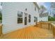 Spacious wooden deck on a modern home, perfect for outdoor living and entertaining at 576 Reid St, Belmont, NC 28012